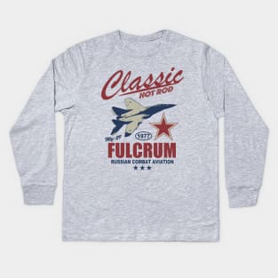 Mig-29 Fulcrum Kids Long Sleeve T-Shirt